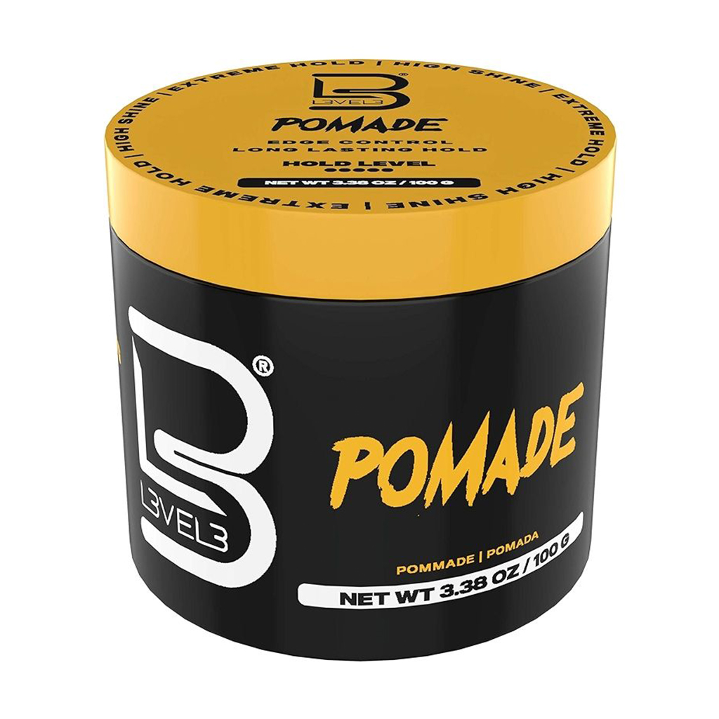 Помада для укладання волосся Level3 Hair Styling Pomade глянсова, сильної фіксації, 100 г